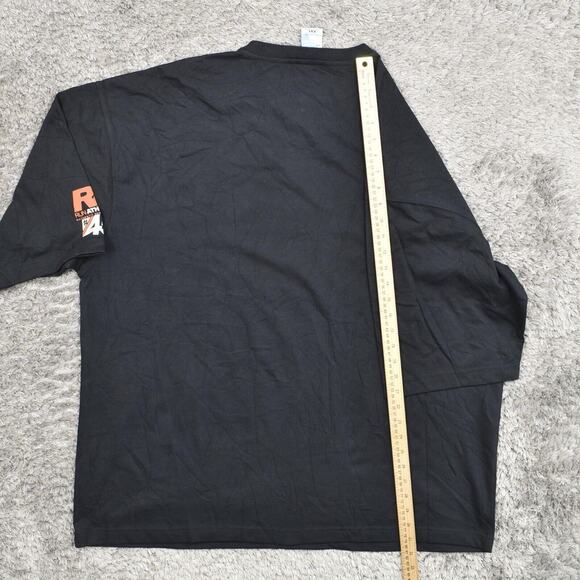 NEW Run Athletics Men's Adult Sz 2XL Tee Shirt T Black Athletic Casual Cotton - Picture 6 of 8